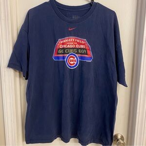 💚 Nike Navy Chicago Cubs Graphic Tee